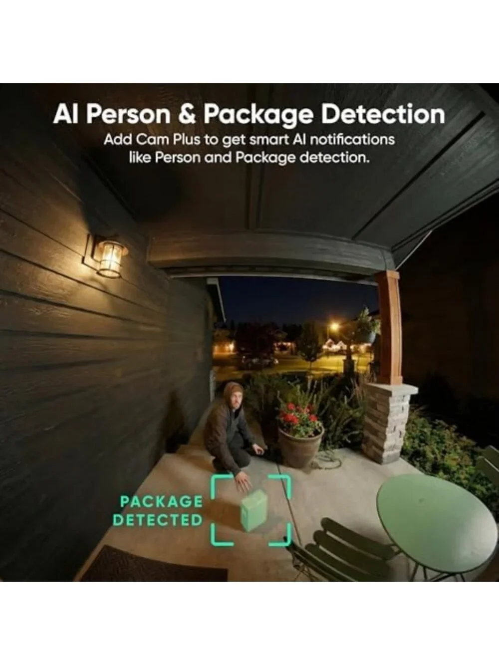 HD Video Doorbell Camera with Color Night Vision, 1536p, Smart Home Security